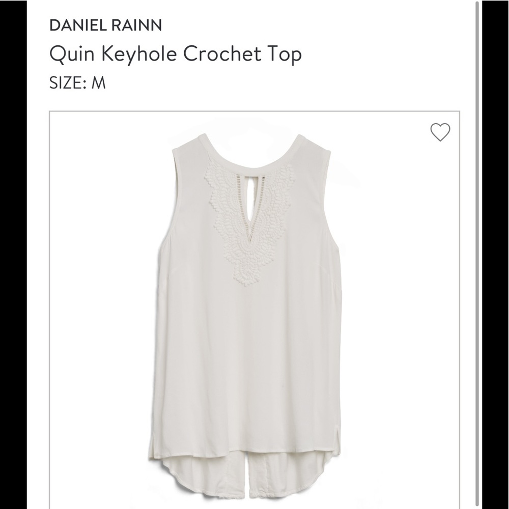 Crochet keyhole top